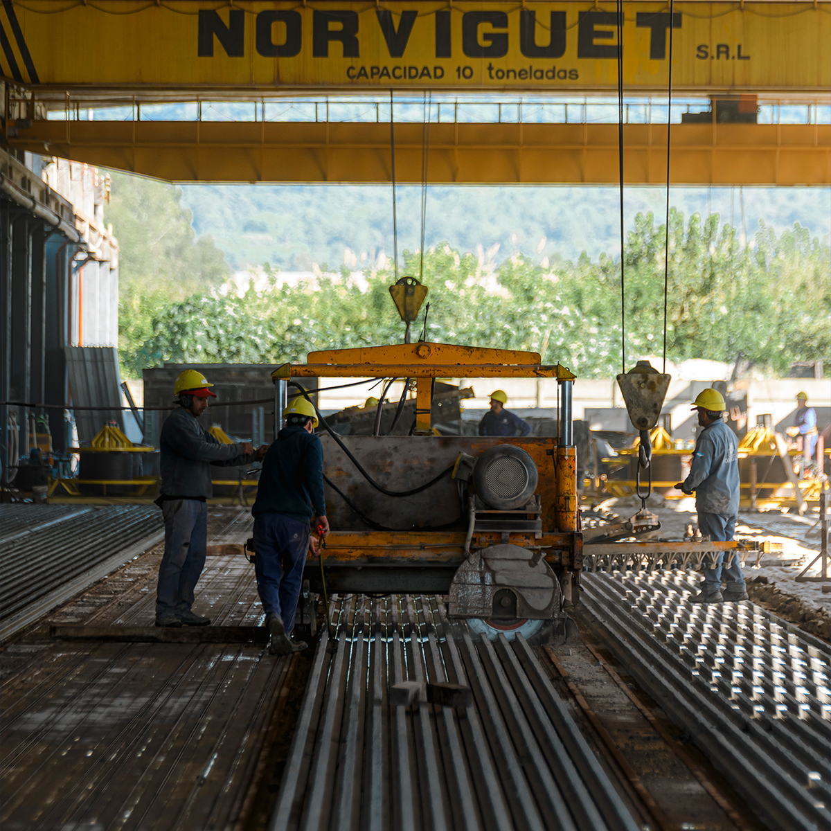 Planta industrial Norviguet en Lules, Tucumán: producción de premoldeados de hormigón