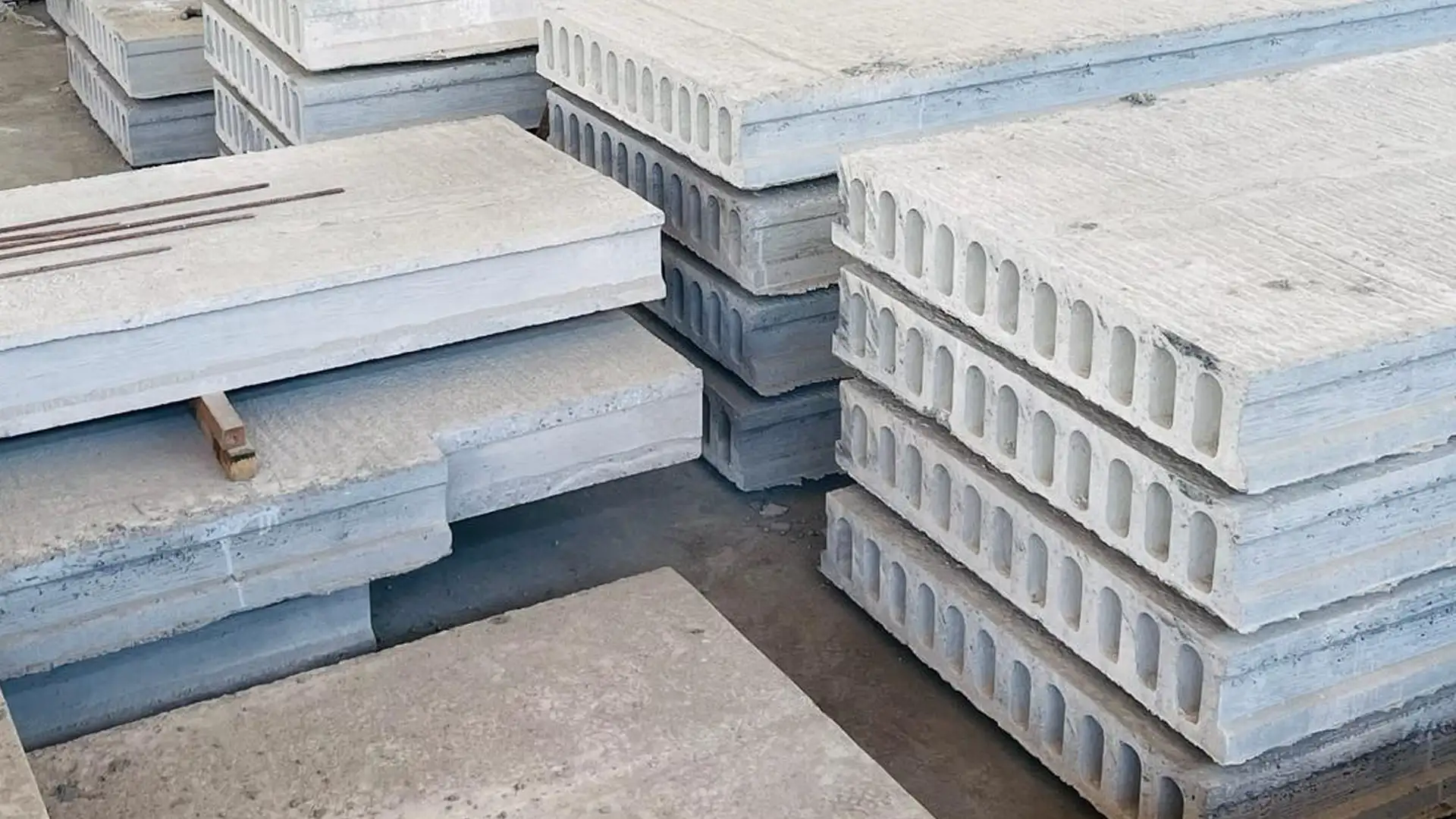 Losa alveolar — obra terminada